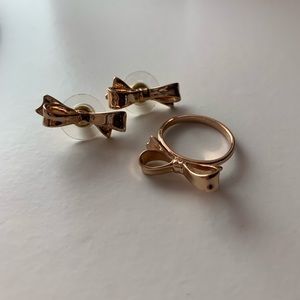 Kate Spade earrings and ring